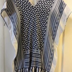 Indigenous Hand Woven Geometric Patterned Poncho. Make an offer.